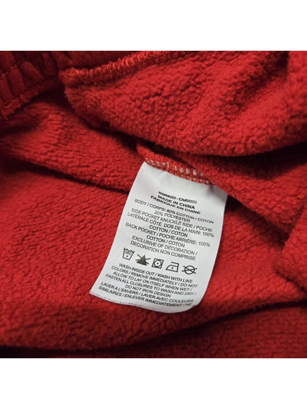 EUC Sz SMALL Nike NSW AllOver Swoosh Fleece Sweatpants University Red CJ4869-657